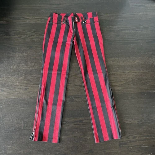 Rare Vintage Lip Service Psycho Circus Pants/Punk/Glam/L/NWT