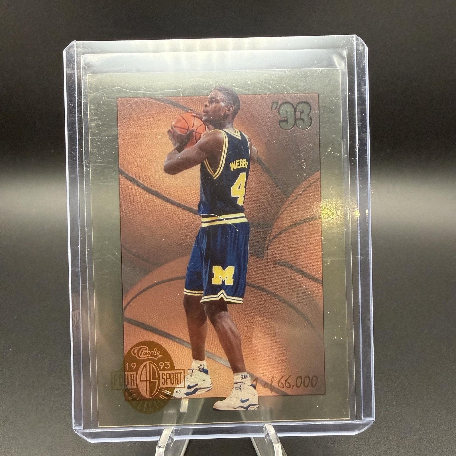 1993 Classic Four Sport #'93 Chris Webber Acetates