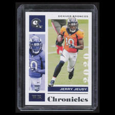 Jerry Jeudy Rookie #29 2021 Panini Chronicles Denver Broncos Football Card NFL. rookie card picture