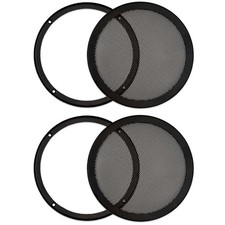 2 Goldwood Sound SG-M8 Steel Mesh Snap On Woofer Grills for 8" Speakers