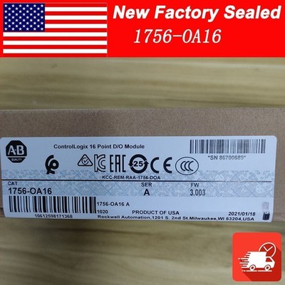 1756-OA16 SER A ControlLogix 16 Point D/O Module 1756OA16 New Factory Sealed