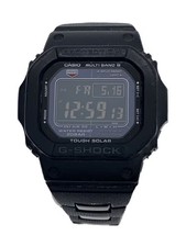 CASIO Solar Wristwatch G SHOCK Digital Stainless BLK