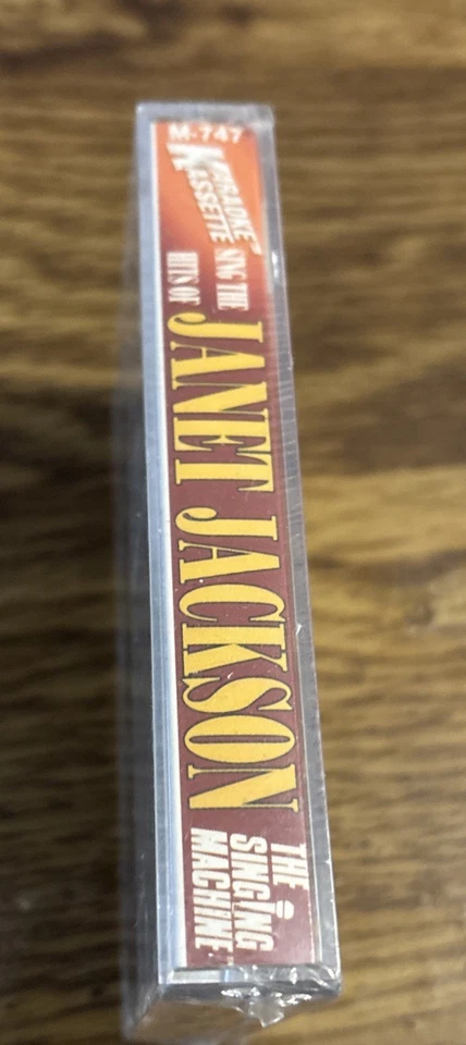 JANET JACKSON КАРАОКЕ КАССЕТА M747 поющая машина 1982 новый с листом лирики - Изображение 2 из 3