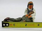 WWI rare toy Grey Iron G104 Nurse Wounded Soldier metal cast iron — photo 2