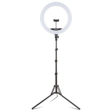 Vivitar 18" RGB Ring Light, Adjustable Tripod, Phone Clip, USB Charging, Remote