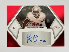 2023 SAGE Low Series Browns Cedric Tillman Next Level Signatures Red Auto NLS-CT