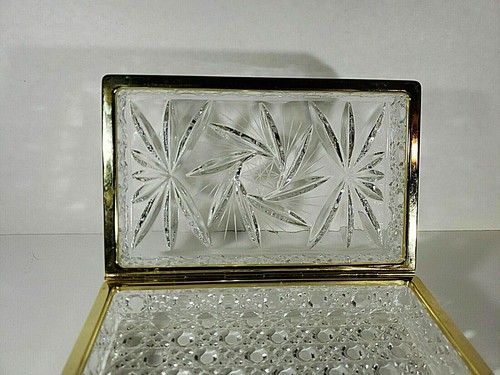 Vintage Baccarat Style Crystal Jewelry Box/Caskets (Two Versions) - Picture 4 of 9