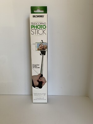 Ideaworks Telescoping Photo Stick SnapShot Button On Handle NEW!