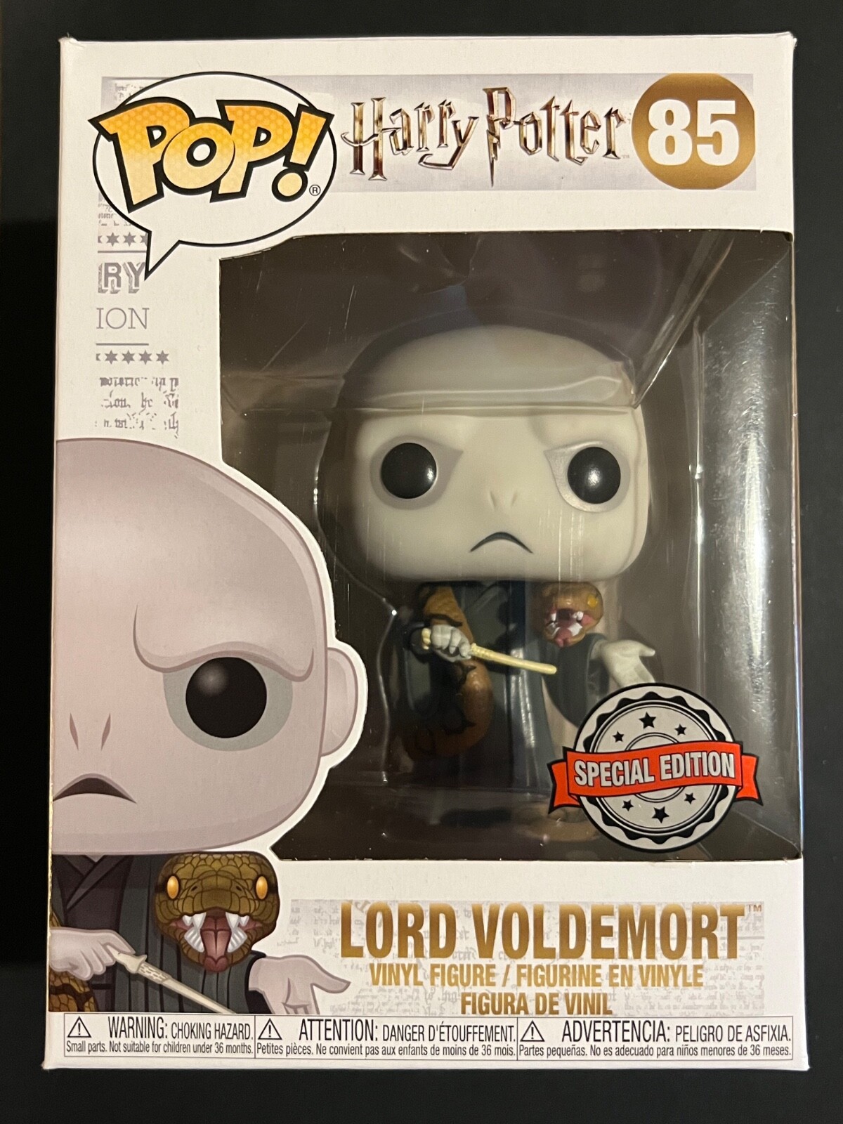 Funko Pop Harry Potter 85 Lord Voldemort Edición Especial