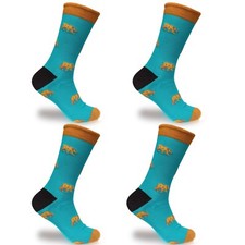 Men's Funny Novelty Cotton Hipster Dress Socks - Fashionable Unique Value Packs