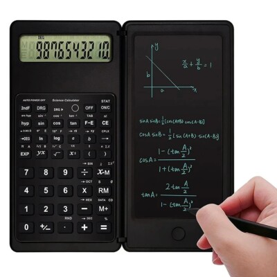 Tragbarer wissenschaftlicher Taschenrechner mit 6,5 Zoll LCD-Bildschirm Schreibtablett