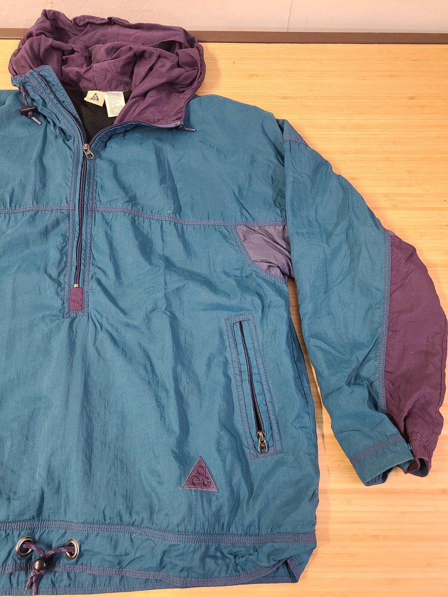 Vintage 90's Nike ACG Full Zip Jacket Color-Block Men's Medium