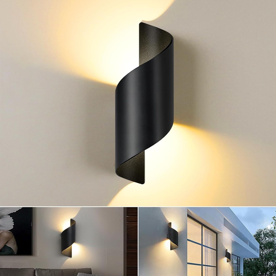 Modern LED Up Down Wall Lights Lighting Fixture Outdoor Indoor Lamp