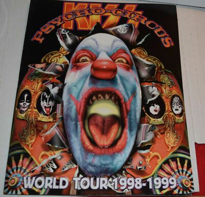 KISS Psycho Circus ワールドツアー1998-1999 パンフ Kiss Psycho Circus World Tour 1998-1999 tour book program guide