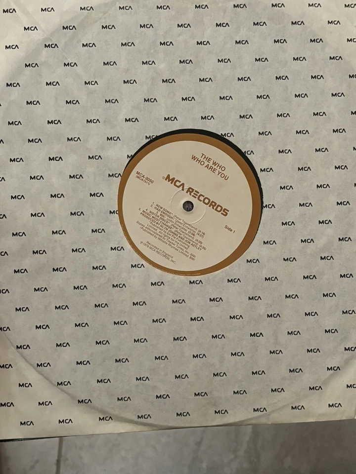 The WHO - Who Are You Lp Vinyl Record MCA-3050 - Imagem 3 de 4