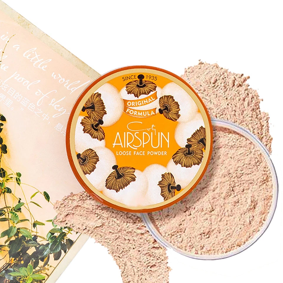 COTY Airspun Loose Face Powder - Translucent Extra Coverage Oil Control 2.3oz