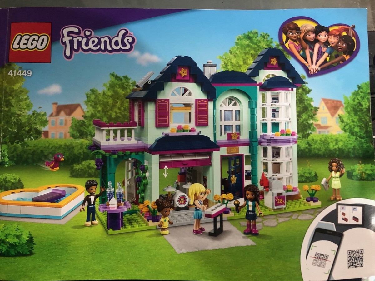 LEGO Friends: Andreas Family House (41449) Instruction Manual Book
