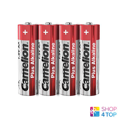 4 CAMELION AA PLUS ALKALINE BATTERIES LR06 MN1500 AM3 E91 1.5V 4SH EXP 2027 NEW