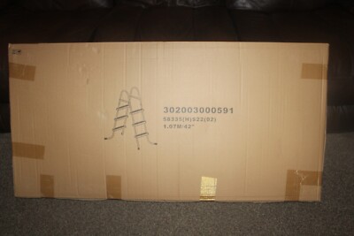 Bestway 42  H Above Ground Pool Ladder 302003000591 New In Box