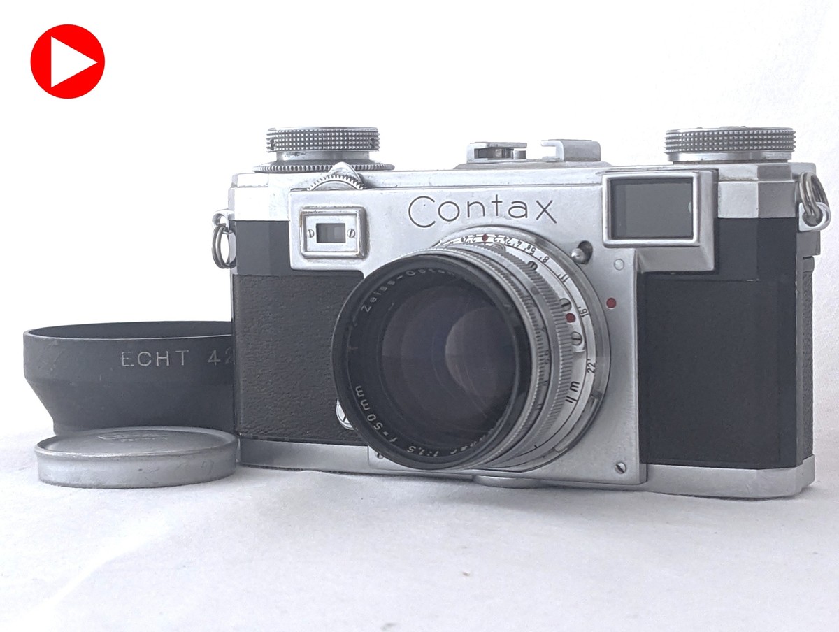 極美品 ZEISS IKON Contax IIa Sonnar 50mm Zeiss Ikon Contax IIa Film Camera [Sonnar Zeiss 50mm f/1.5