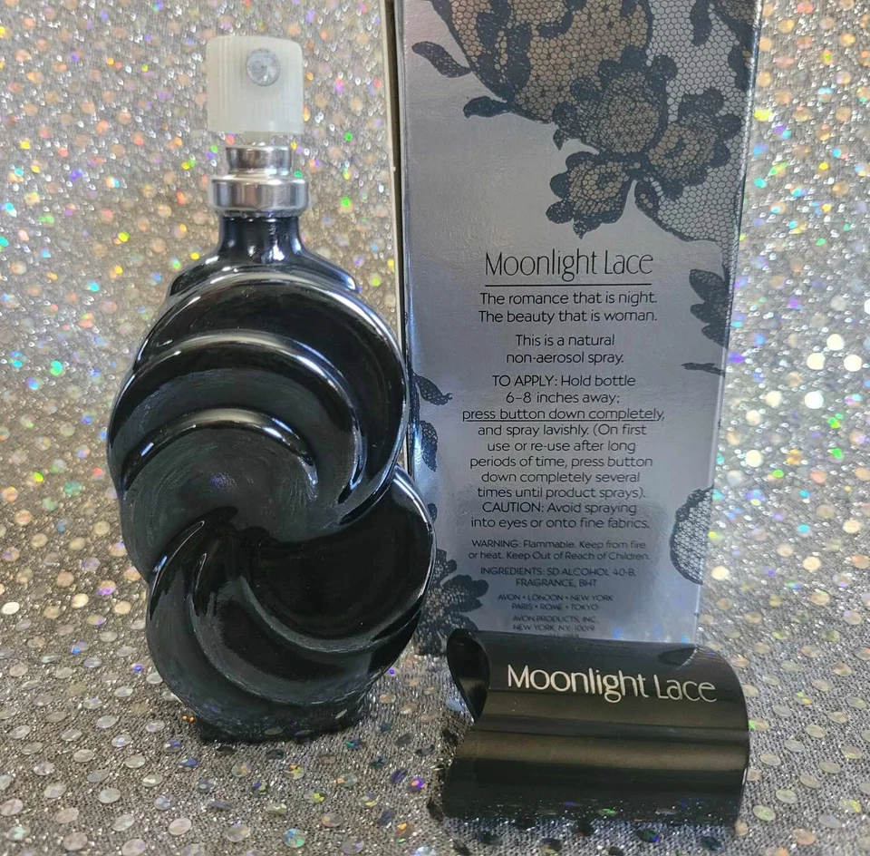 Avon MOONLIGHT LACE Colonia Spray 1.5oz HERMOSO De Colección Nuevo en Caja ~ ENVÍO AL DÍA SIGUIENTE Foto 3 de 4