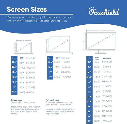 15.6” 16:9 Anti Blue Light Screen Protector with Privacy Filter for Laptops ... - Afbeelding 7 van 10