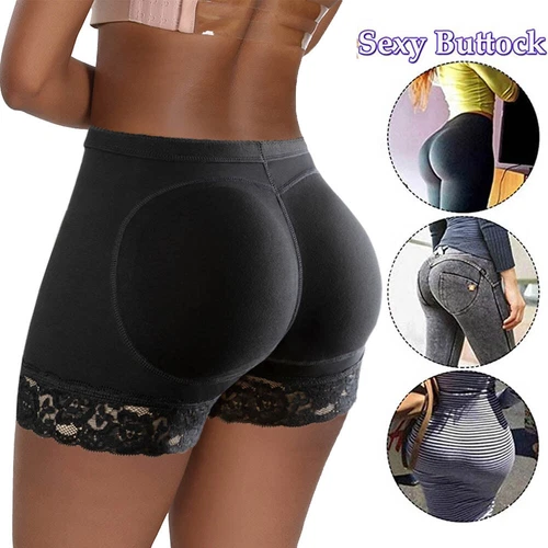Levantador de glúteos de cintura alta para mujer Boyshorts Ropa interior Slip