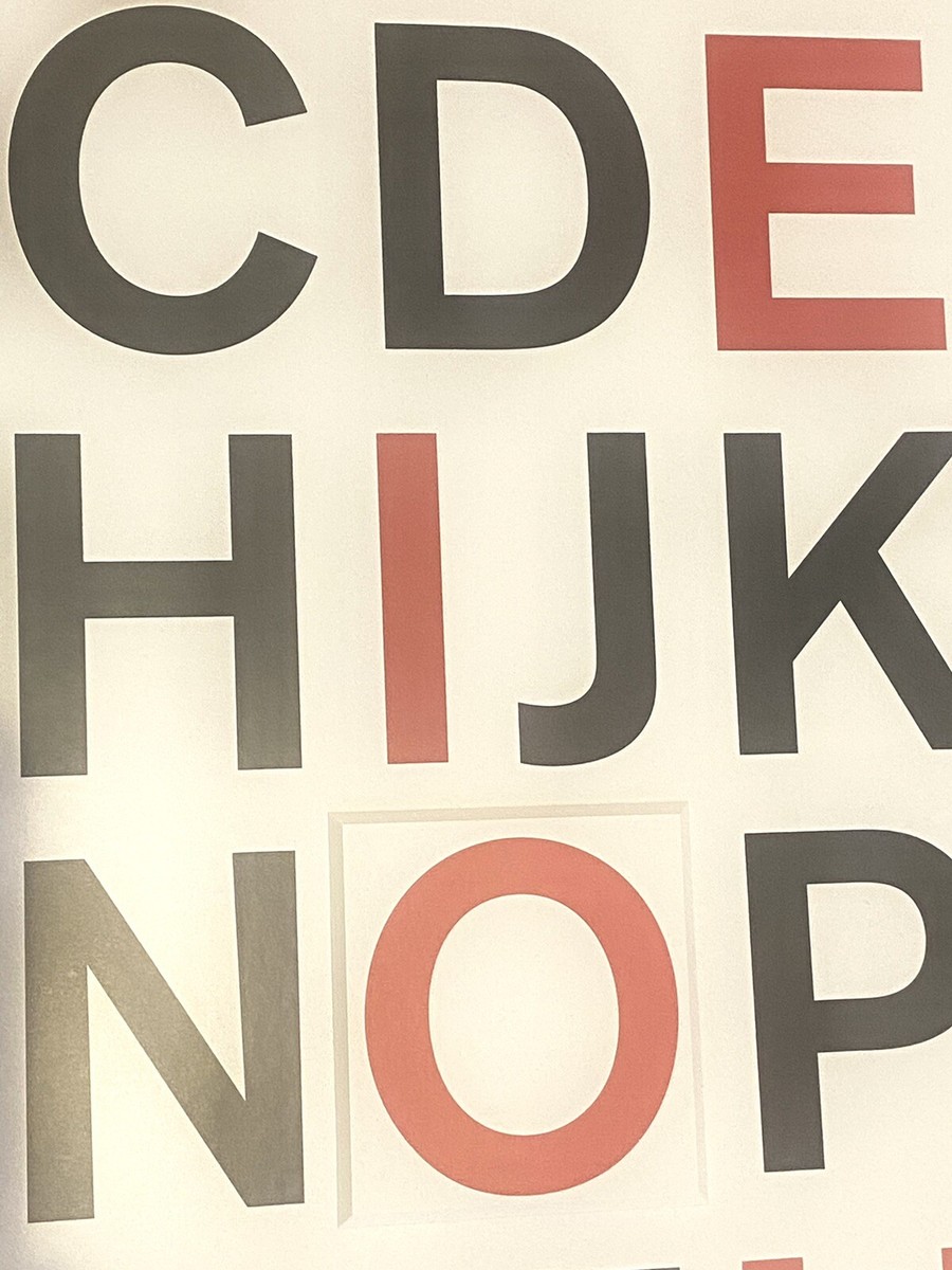 IKEA OLUNDA アルファベットポスター Vintage IKEA Olunda Swedish Alphabet Mod Pop Art Poster Anna