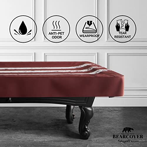 Waterproof Pool Table Cover usa design for Indoor/Outdoor Billiard pool