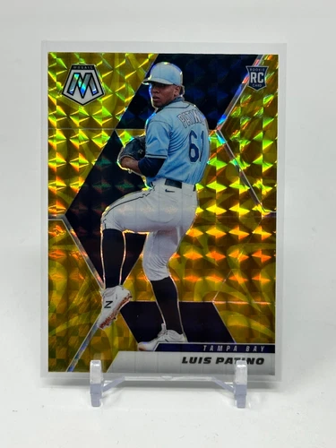 2021 Mosaic Baseball Luis Patino Yellow Reactive Prizm Rookie RC Card #259