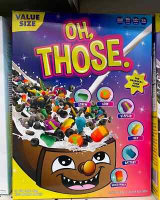 Meow Wolf Omega Mart Oh, Those! Cereal Box