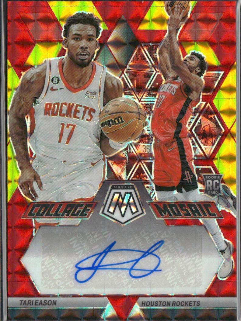 2022-23 Panini Mosaic Tari Eason Collage Autographs Mosaic Choice Auto #CM-EAS