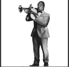 LOUIS LOUIE ARMSTRONG SATCHMO SATCH POPS LIFE SIZE CARDBOARD CUTOUT