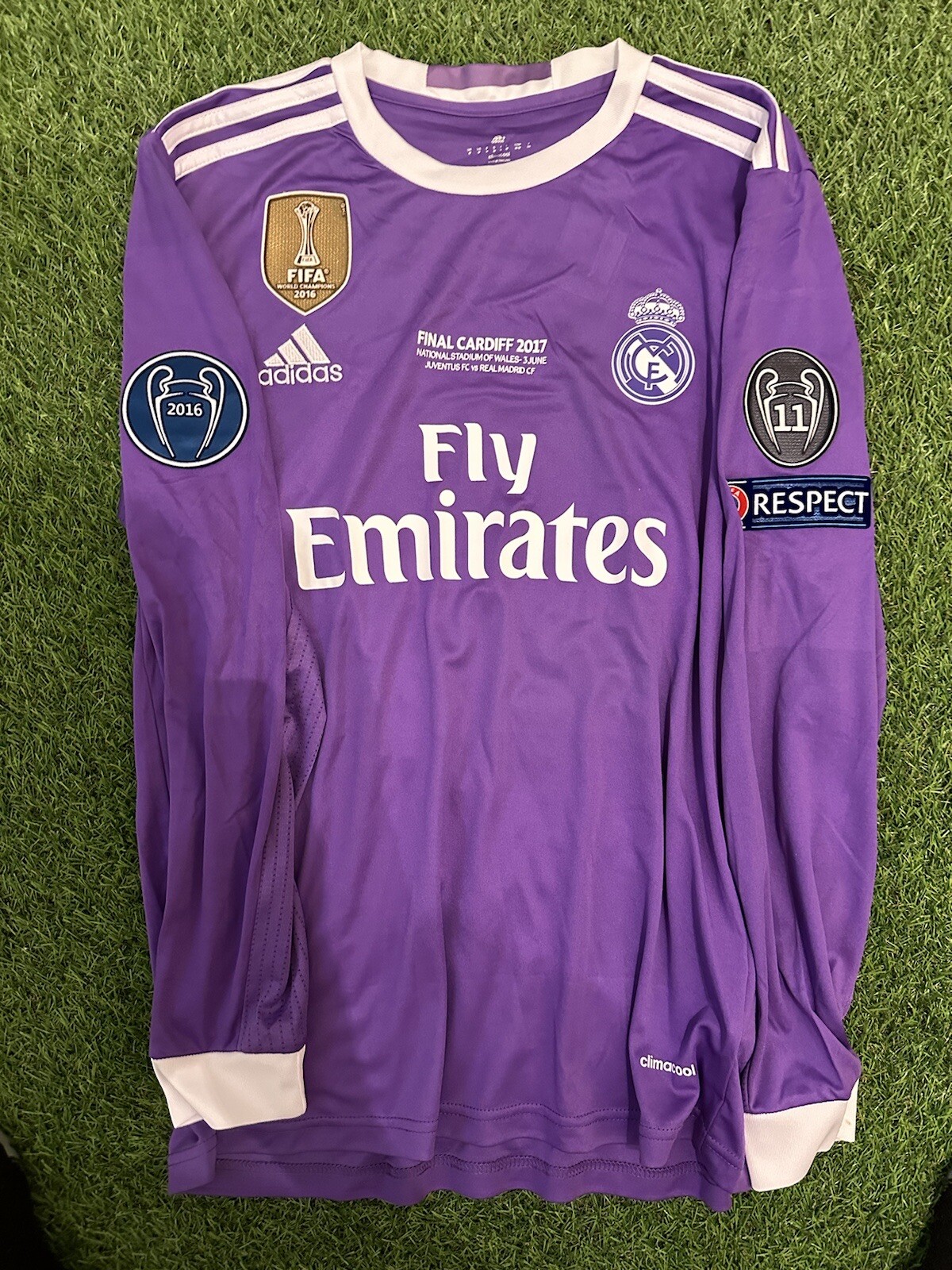 Signed Cristiano Ronaldo Real Madrid Champions League 2017 Final Shirt 
