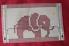 A Handpunched Passap/Pfaff Punchcard/ Deco Card  For Duomatic Knitting Machines 
