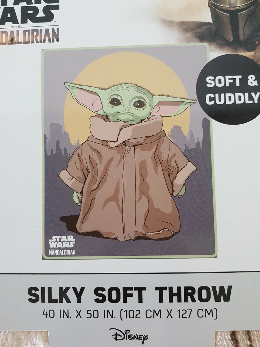 Disney STAR WARS Mandalorian BABY YODA GROGU Child Silky Soft
