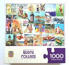 Beach Collage Jigsaw Puzzle, Masterpieces Puzzle Co. 1,000 PC Complete