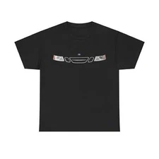 Saab 9-3 Grill Silhouette Car T-shirt