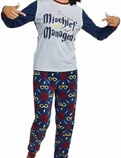 HARRY POTTER Mischief Managed Women's Pajama Set M NEW / NWT