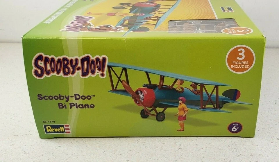 Scooby-Doo Bi Plane - Kit modelo a presión con 3 figuras nuevo precintado Foto 3 de 4