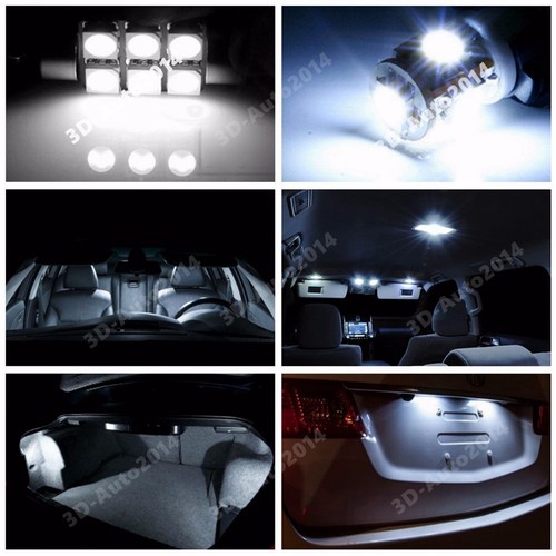 9pcs LED Xenon White Light Interior Package Kit for Nissan Pathfinder 2005-2012 - Foto 5 di 12