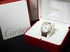 FS: Cartier Ronde Louis W6801005 Pink Gold 40mm - myWatchMart