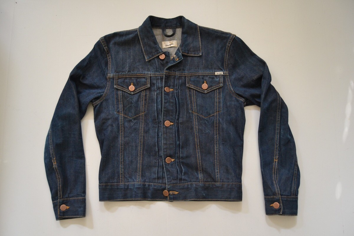 Marc Jacobs x Wrangler Selvedge Denim Trucker jacket Pleated