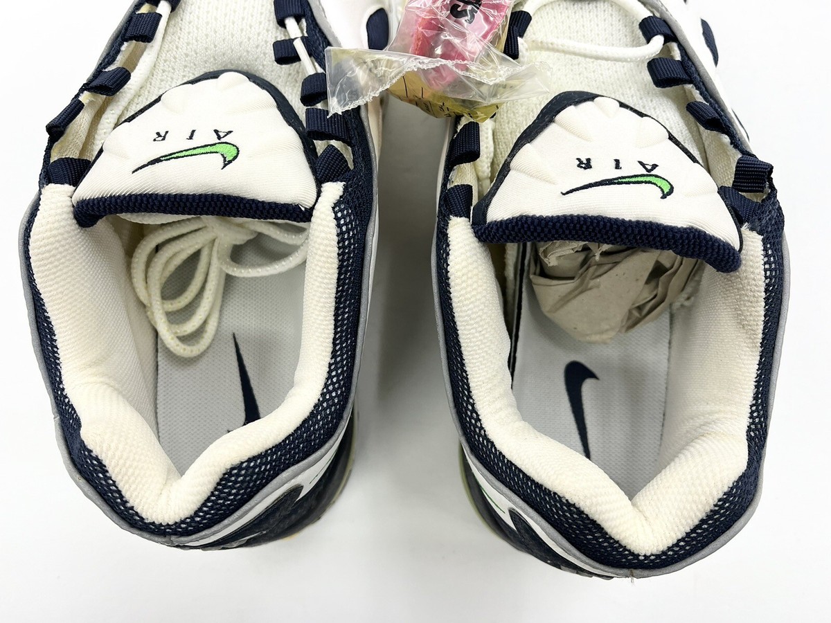 1996 Vintage Nike Air Max White Obsidian Scream Green Sz 11.5 Men