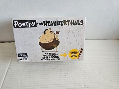 Exploding Kittens Poetry For Neanderthals A Word Game Party & Fun w/ Inflatable