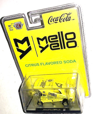 M2 MACHINES '24 MELLO YELLO 1960 CHEVROLET CAMARO FUNNY CAR GOLD