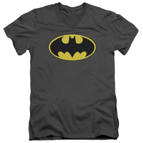Batman Classic Bat Logo Licensed Adult T-Shirt - 第 14/15 張圖片