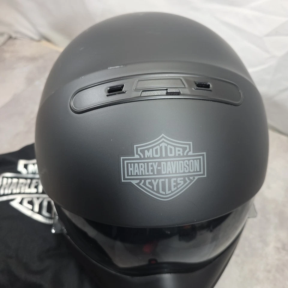 Casco Harley Davidson Piloto 3 en 1 Negro Mate Talla Mediana Certificado DOT HD-X04 Foto 4 de 4