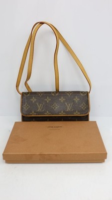 Auth LOUIS VUITTON Monogram Pochette Twin PM 3-Way Clutch Shoulder Bag M51854