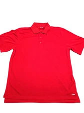 C9 by Champion Polo Shirt Mens Large Red Duo Dry Performance Golf Athletic
